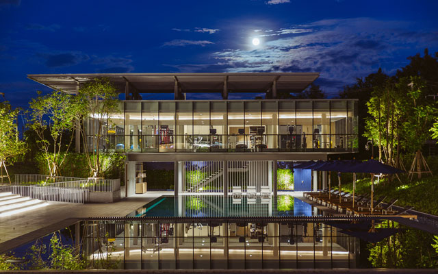 Modena_by_Fraser_Buriram_Gym_&_Pool_(night)