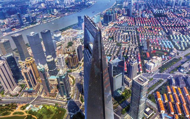 Arieal-view-of-Shanghai